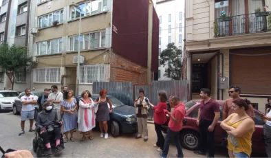 Şişli Kurtuluş’ta halk tarihi evin izinsiz yıkımını protesto etti