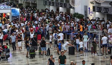 Türkiye’yi yılın 7 ayında 30 milyon turist ziyaret etti