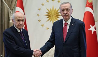 Erdoğan ve Bahçeli bir araya geldi