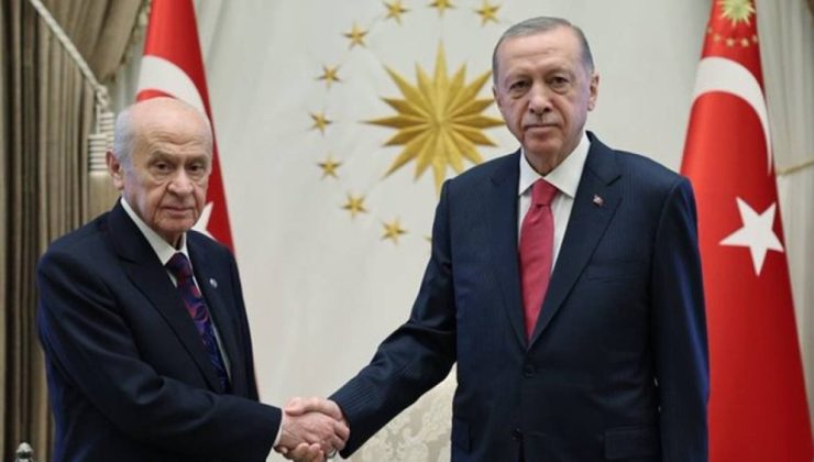 Erdoğan ve Bahçeli bir araya geldi