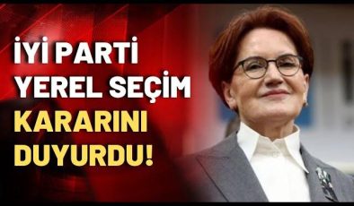 İyi Parti yerel seçim kararını açıkladı