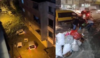 İstanbul’da sel! hastane,metro ve kütüphaneyi sel bastı, 2 kişi yaşamını yitirdi