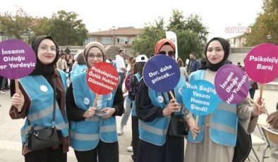 Türk Psikologlar Derneği Ankara’da miting yaptı