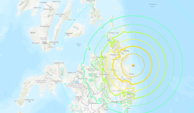 Filipinler’de 7,5 büyüklüğünde deprem