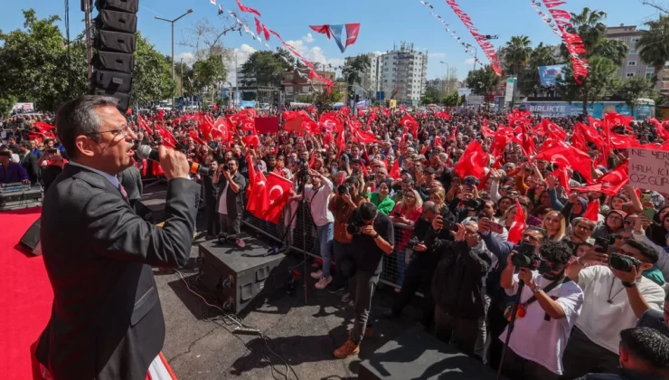 Özgür Özel, Adana ve Osmaniye’de: “Sandık orada, mühür sende”